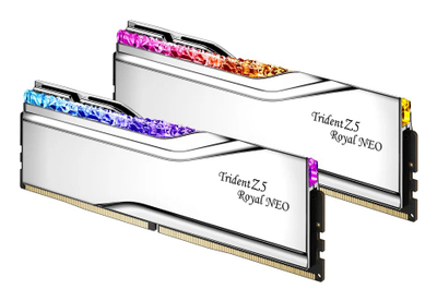 RAM за десктоп G.Skill Trident Z5 Royal Neo RGB DDR5, 96GB 6000MHz CL30, AMD EXPO, сребрена со RGB