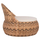 Karrige Round Ladlon rattan natyral jastëk ecru 97×97×76 cm (HM5992)