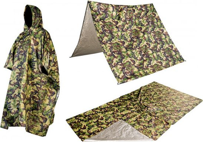 Ponço shiu Neo 3 in 1 63-132, poliestër 210D, camo