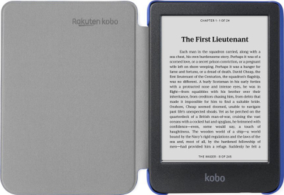 Kapotë mbrojtëse Kobo Clara Colour/BW Basic SleepCover për eReader, blu Cobalt