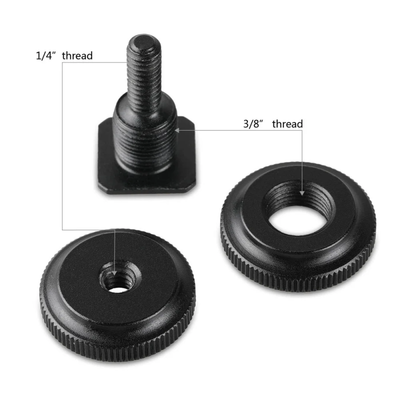 Mbajtës SmallRig Cold Shoe 3/8" në 1/4" Filetim (2 copë)