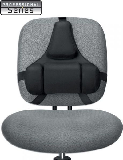 Mbështetëse shpine Fellowes Professional Series Ultimate, Memory Foam, antibakteriale, gri