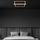 Ndriçues Briloner LED 14 W, 1650 lm, 3000 K, 43×35×7,5 cm, i zi/kafe e hapur