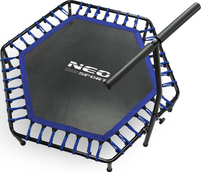 Trampolinë fitnesi Neo-Sport, 127 cm, 30 cm, e zezë/kaltër