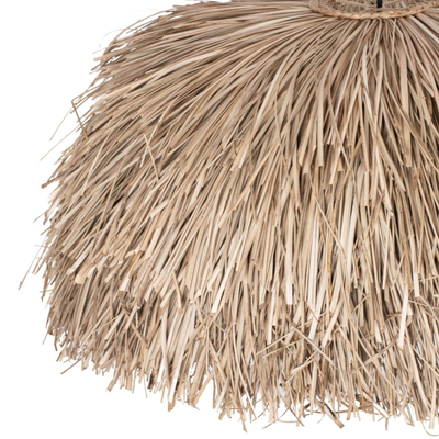 Llambë tavani me kapak prej pandan dhe bari mendong Φ80×35 cm (HM7778)