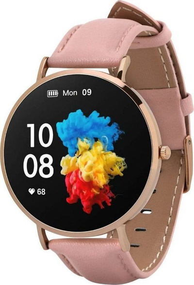 Ora e mençur Garett Verona, 1.3" AMOLED, 22 mënyra sportive, rozë