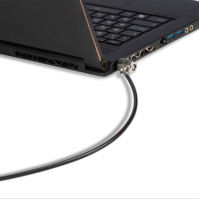 Kabllo sigurie për laptop Lindy Notebook Security Cable, çelik, me kyç