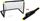 Portë futbolli MASTER Folding Soccer Goal, 90 x 60 x 60 cm, e bardhë