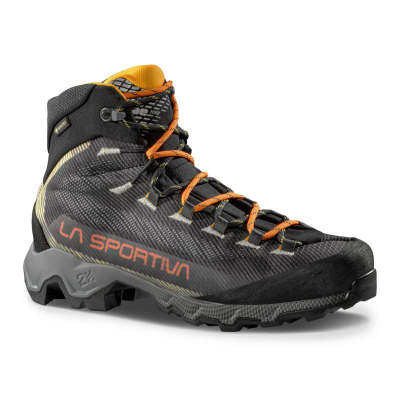 Çizme trekking La Sportiva Aequilibrium Hike GTX, me membran Gore Tex, taban Vibram, gri me portokalli