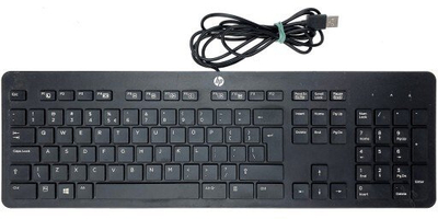 Tastierë HP Business Slim N3R87AA, USB, layout UK, e zezë