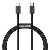 Kabllo për karikim / të dhëna Baseus Superior Series USB-C - Lightning, 20W, 1m, e zezë