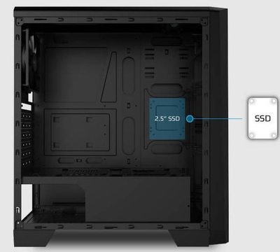 Куќиште за компјутер Aerocool Cylon, Midi Tower