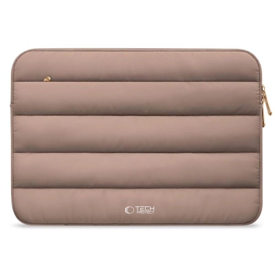 Këllëf laptopi Tech-Protect Fluffy, 13-14", ngjyrë kaf e hapur walnut