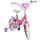 Biçikletë për kalamaj Huffy Disney Princess 24375W, 14", me rrota ndihmëse, rozë