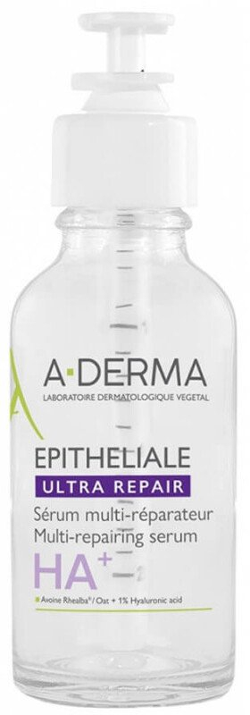 Serum fytyre A-Derma Epitheliale Ultra Repair HA+, rigjenerues intensiv, acid hialuronik, 30 ml