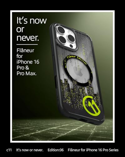 Kapak telefoni Spigen Ultra Hybrid C11 Flâneur, për iPhone 16 Pro Max, transparent