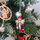 Set për zbukurim peme Nutcracker, 5 copë, dru, shumëngjyrësh