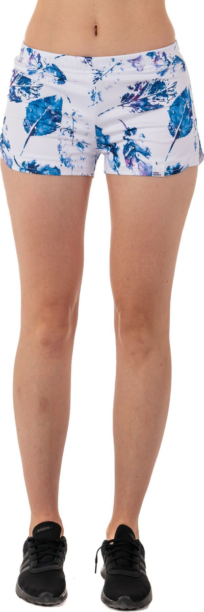 Shortse për femra Color Pleasure, S / XS, të bardha / kaltërta