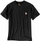 Bluzë Carhartt Workwear K87 me xhep, pambuk, me mëngë të shkurtra, e zezë, XS