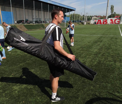 Çantë për shtylla trajnimi YakimaSport 170 cm, najlon i qëndrueshëm, e zezë
