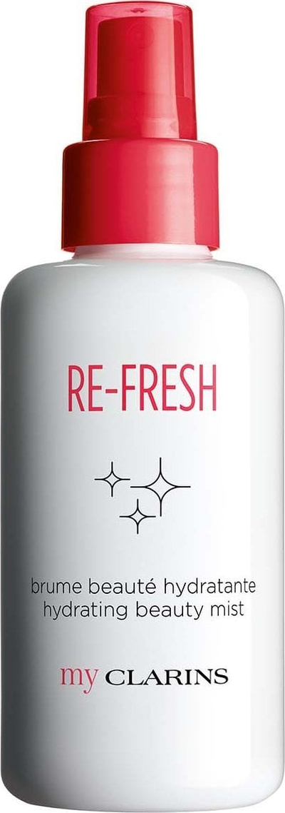 Spray fytyre Clarins My Clarins Re-Fresh Hydrating Beauty Mist, 100ml, hidratues, me aromë frutash dhe lulesh