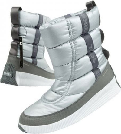 Çizme dimërore për gra Sorel W NL3395-034, të papërshkueshme nga uji, me shtresë fleece, argjendi