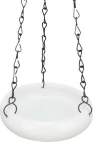 Ushqyes varëse për zogj Trixie Ceramic, qeramikë, 100ml, i bardhë