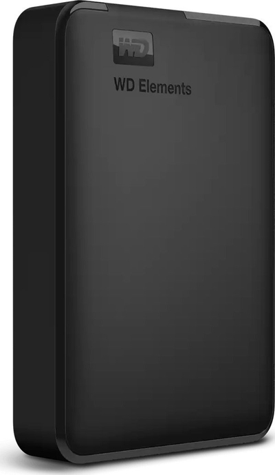 Надворешен тврден диск Western Digital Elements WDBHJS0060BBK WESN, 6TB, 2.5\", USB 3.2 Gen 1, црн