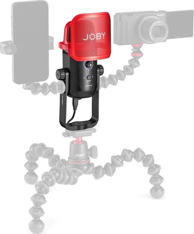 Mikrofon studio Joby Wavo POD, USB, për podcast-e dhe streaming, i zi