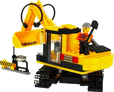 Set blloqesh ndërtimi Alleblox Excavator, 264 pjesë, plastikë, shumëngjyrësh