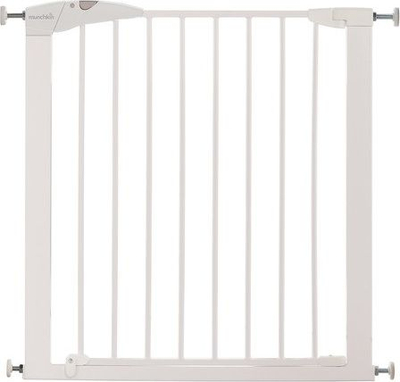 Порта за безбедност за деца Munchkin Maxi-Secure, монтирање со притисок, 76-82 cm, бела