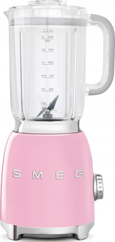 Blender Smeg 50's Style BLF01, 800W, 1.5L, roz