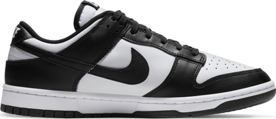 Atlete Nike Dunk Low Retro DD1391 100, lëkurë, bardh e zi