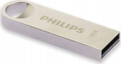 USB flash Philips Moon 2.0, 128GB, e zezë