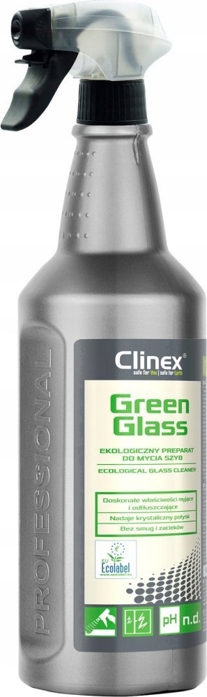 Shkumë pastrimi xhamash Clinex Green Glass Eco Foam, miqësore me mjedisin, 1L