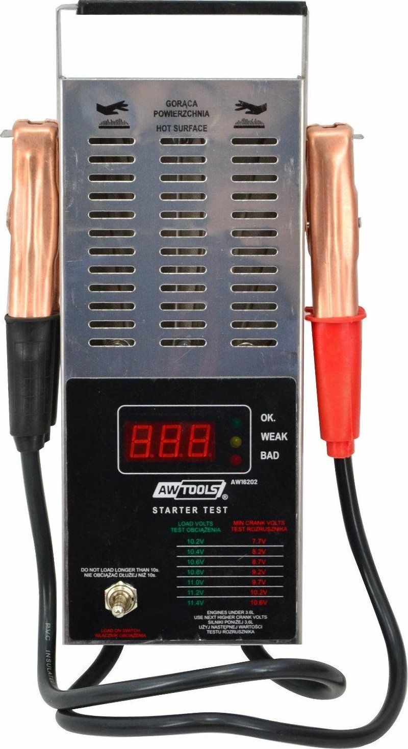 Testues baterie digjital AWTools AWTOOLS, 12V, metalik