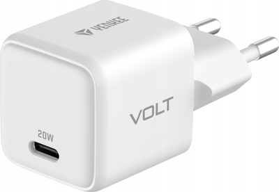 Karikues rrjeti VOLT USB C 20W GaN, Power Delivery 3.0, Quick Charge 3.0, i bardhë
