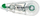 Shirit korrektues Tombow MONO Air 4 CT-CA4-20, 4.2mm, 10m, 20 copë, jeshil transparent