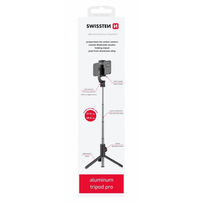 Tripod Bluetooth Swissten për smartphone