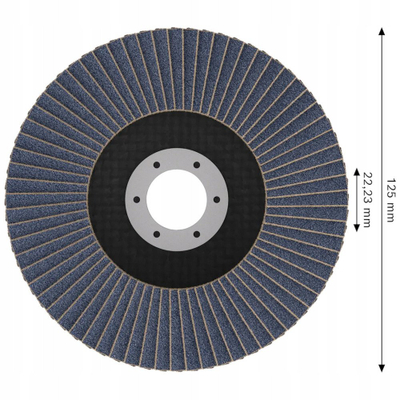 Disk flap Bosch 2608626144, 125mm, për metal, kafe