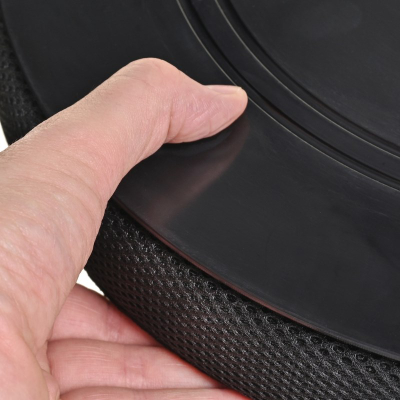 Jastëk ortopedik rrotullues ActionMed, ergonomik, për karrige, i zi