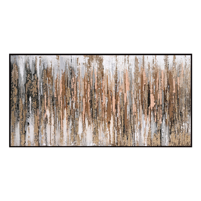 Pikturë muri Sediment 142x4,5x72Hcm (HM4574.01), zezë