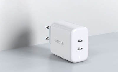 Karikues muri Ugreen CD243, 2x USB C, 40W, i bardhë