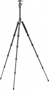 Tripod për kamerë Fotopro 58, alumin, kokë sferike, 8 kg, i zi