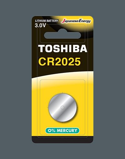 Bateri litium Toshiba CR2025, 3V, 1 copë