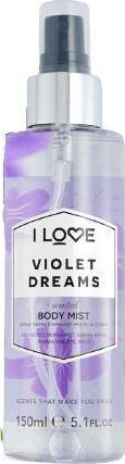 Spraj trupi I Love Cosmetics Violet Dreams, 150ml, aromë vjollce