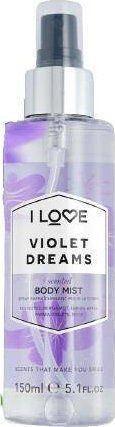 Spraj trupi I Love Cosmetics Violet Dreams, 150ml, aromë vjollce