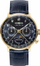 Ora dore Zeppelin Hindenburg LZ129 7039-2, 36mm, fazat e hënës, blu me ari