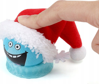 Lodër kërceuese Christmas ZA4708, figurë me pranverë, 10-12 cm, shumëngjyrëshe