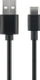 Kabllo USB MicroConnect USB A, 1 m, 3A, e zezë